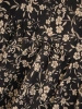 Elegancka sukienka rozkloszowana w kwiaty – kobiecy fason midi z rękawem 3/4 31637