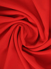 Sukienka z tkaniny, czerwona kreacja z luźnymi rękawami 25587