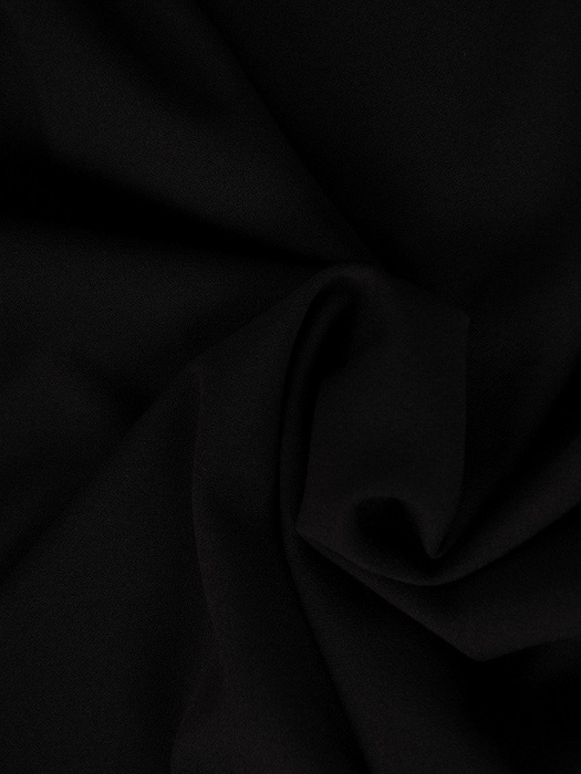 	Sukienka z dzianiny, czarna kreacja z wiązaniem na rękawach 23019