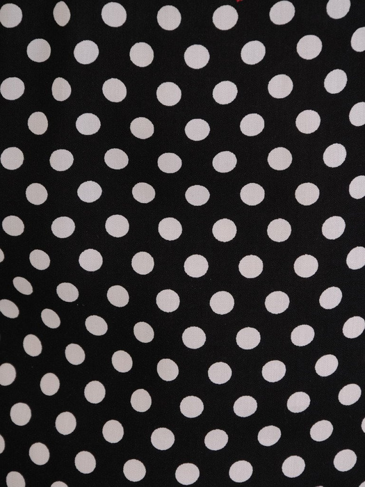Modna bluzka w czarno-białe grochy 19375