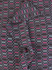 Bluzka z żabotem w geometryczne wzory 20152.
