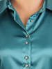 Elegancka bluzka damska z satynowej tkaniny 32885