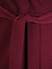 Fioletowa sukienka ołówkowa z zakładką na dekolcie 31989