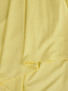 Żółta tunika Marcjanna VI, kreacja z asymetryczną narzutką.